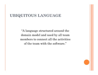 Domain Driven Design