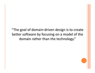 Domain Driven Design
