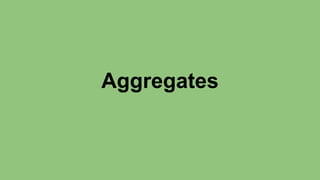 Aggregates 
 