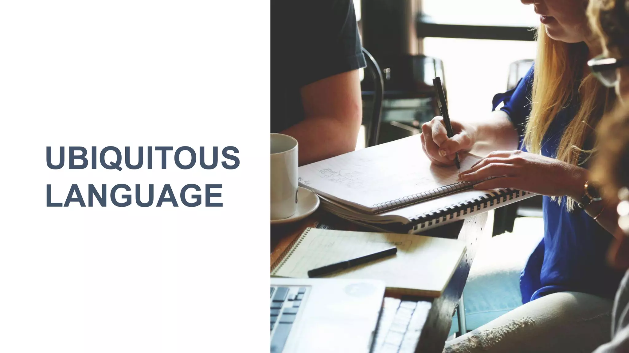 18
UBIQUITOUS
LANGUAGE
 