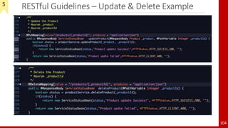 RESTful Guidelines – Update & Delete Example
104
5
 