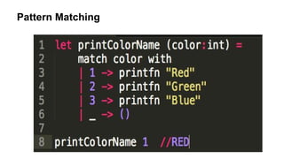 Pattern Matching
 