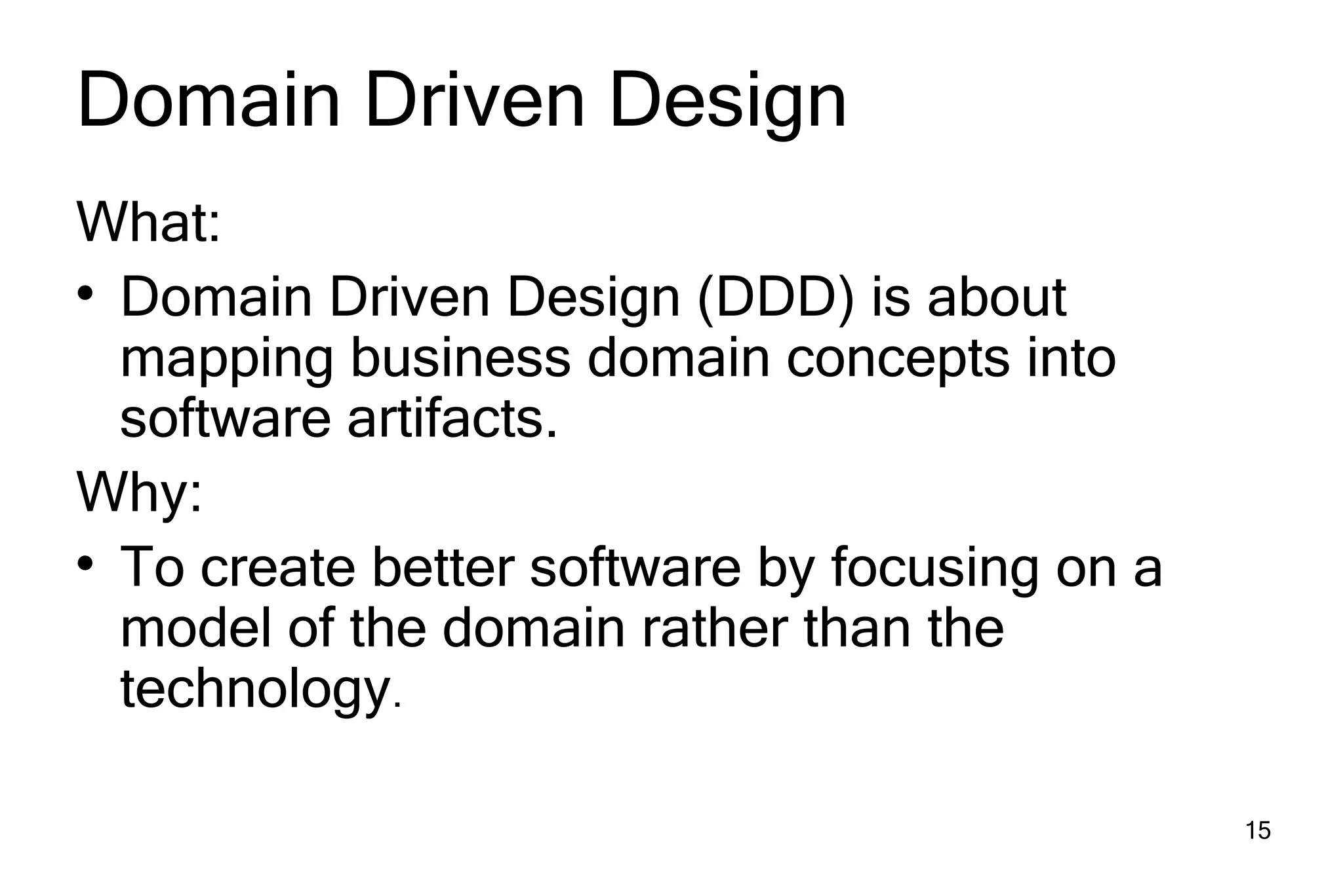 Domain Driven Design Development Spring Portfolio