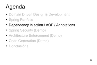 Domain Driven Design Development Spring Portfolio