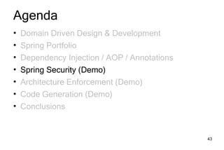 Domain Driven Design Development Spring Portfolio