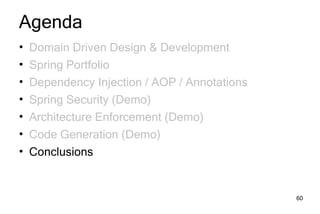 Domain Driven Design Development Spring Portfolio
