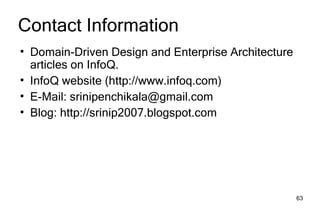 Domain Driven Design Development Spring Portfolio
