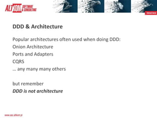 Domain Driven Design Introduction | PPTX