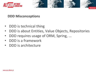Domain Driven Design Introduction | PPTX