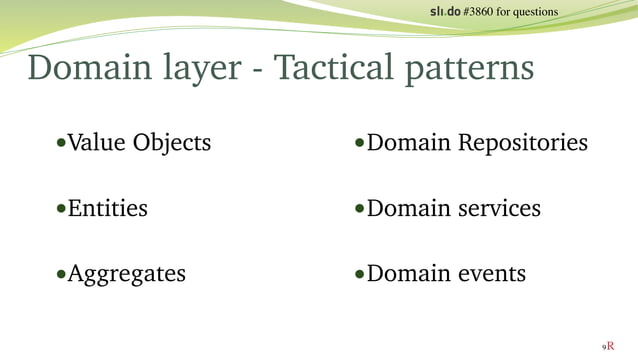 Domain Driven Design Tactical Patterns | PPT