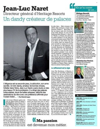 Domaine bel Ombre, Quotidien du tourisme Nov 2012