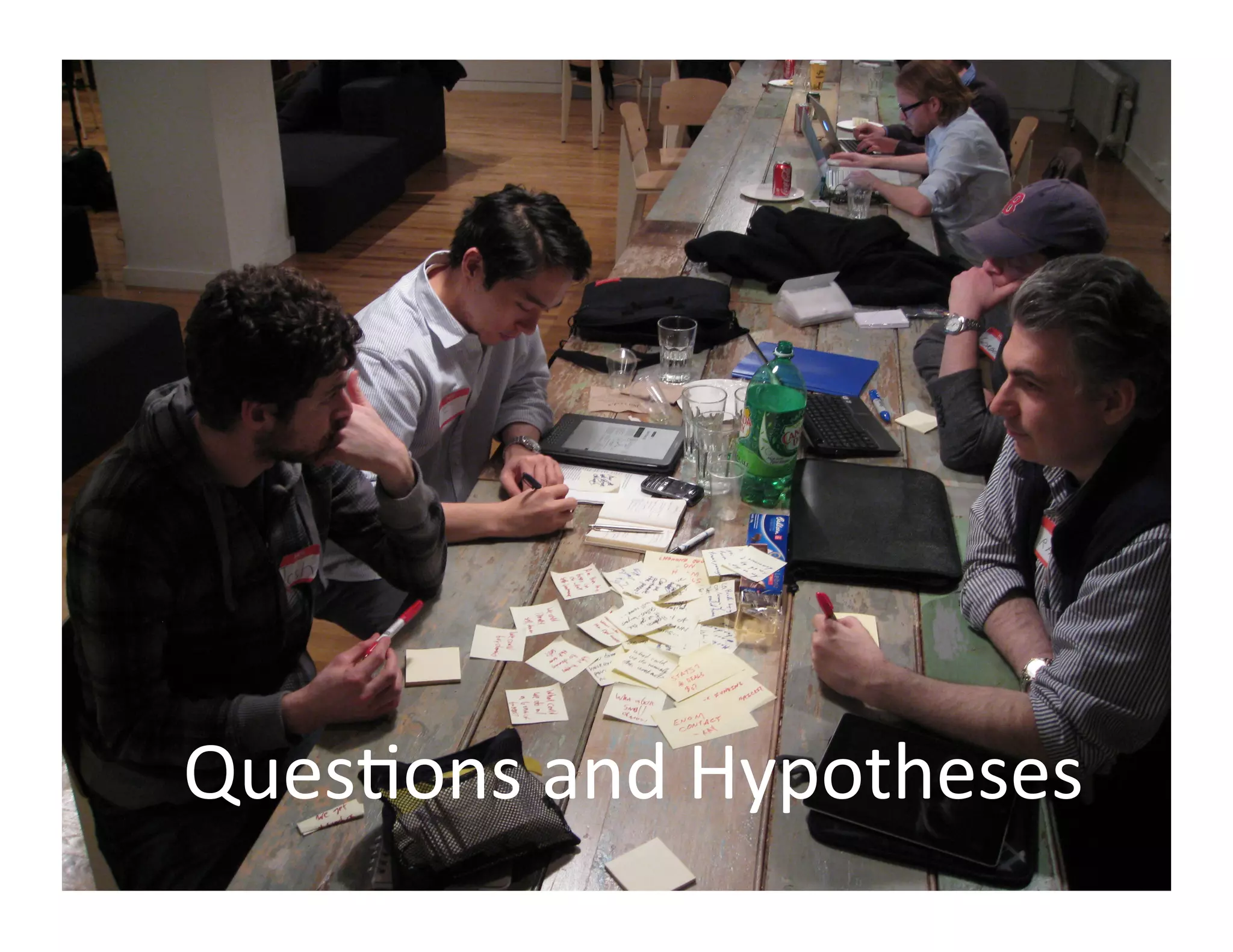 Ques5ons
and
Hypotheses