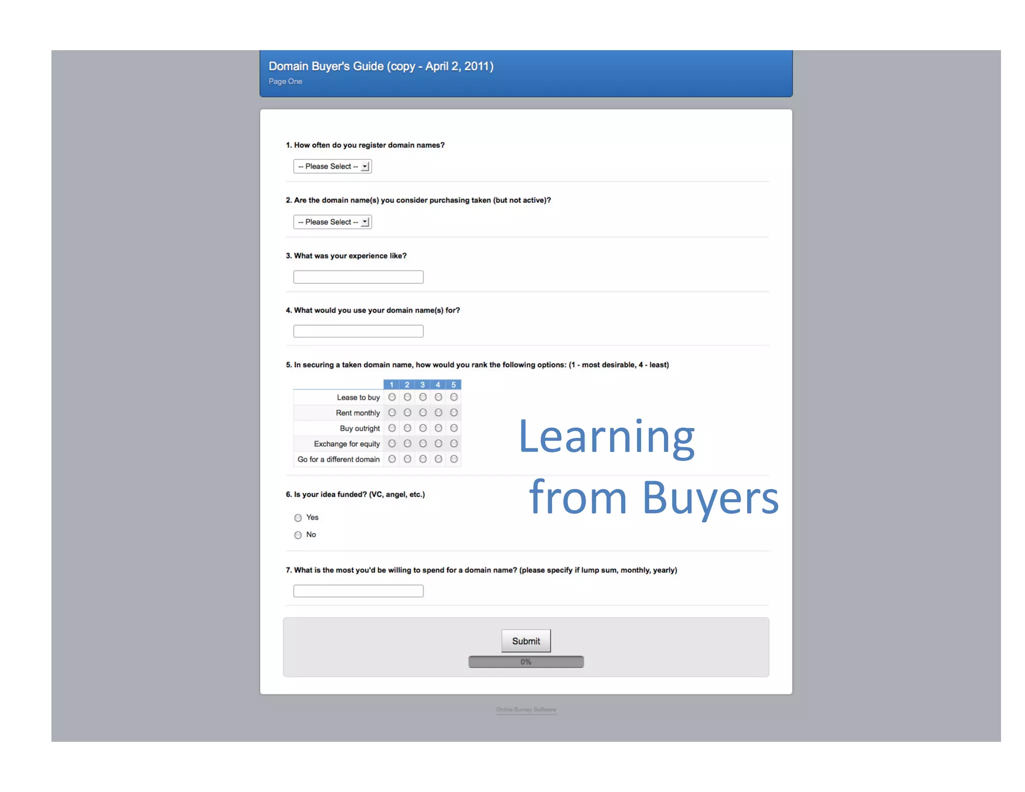 Learning
from
Buyers