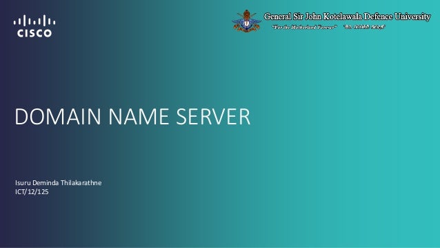 Domain name server