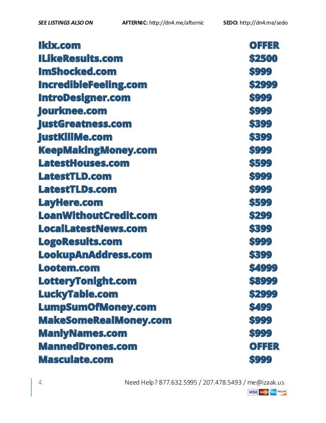Domain Names For Sale