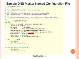 Basic entry of a DNS Server via DHCP (Dynamic Host Control Protocol) or Manual on DNS Resolver.