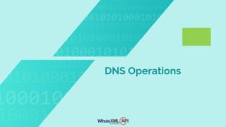 DNS Operations
 