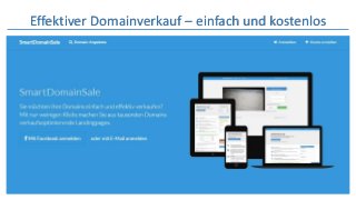 Effektiver Domainverkauf – einfach und kostenlos
 