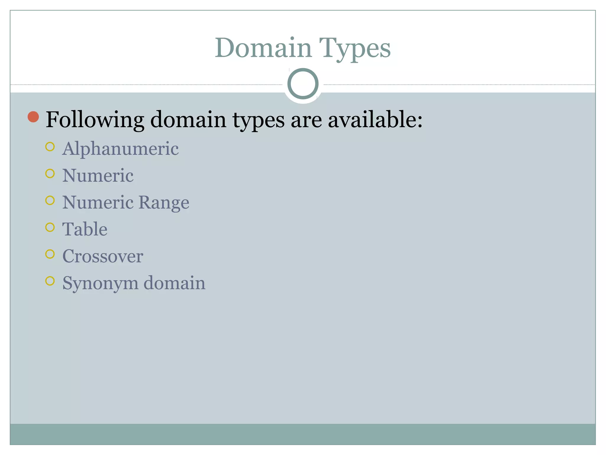 Domains in IBM Maximo Asset Management | PPT