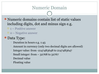 Domains in IBM Maximo Asset Management | PPT