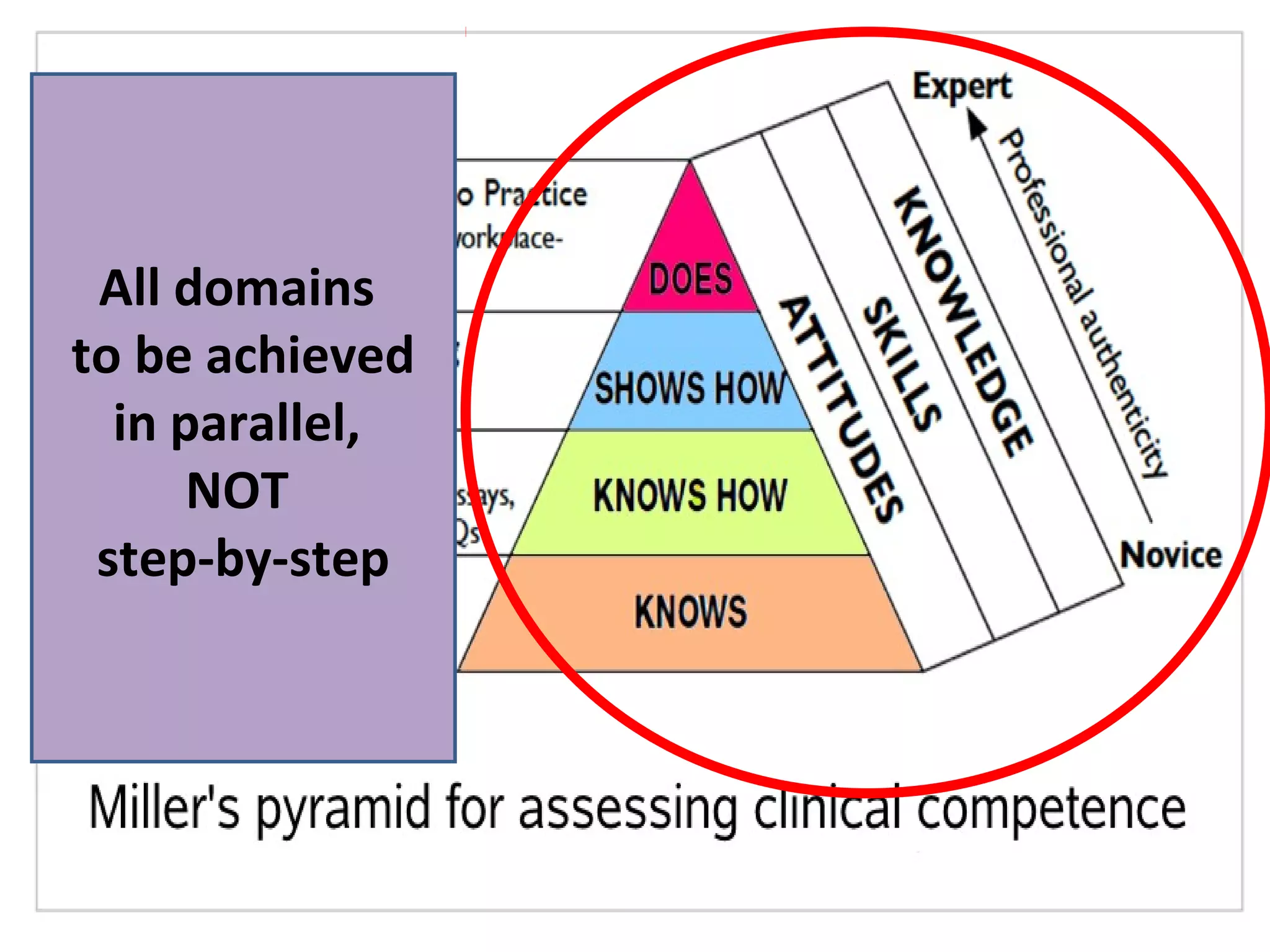 All domains
to be achieved
in parallel,
NOT
step-by-step
 