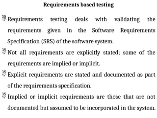 Implicit Requirements Domain Testing.pptxryryfghgfjhgjgfjgjgjgfjgf | PPTX