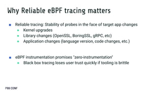 Reliability vs Memory Efficiency of eBPF Instrumentation: Why Not Both ...