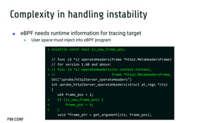 Frame Bool Reliability vs Memory Efficiency of eBPF Instrumentation: Why Not Both ...