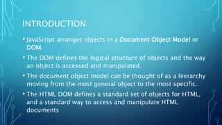 Dom(document object model) | PPTX