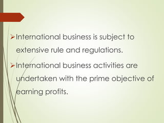 Domestic and international trade by Mohd Shahnawaz | PDF