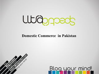 Domestic Commerce in Pakistan
 