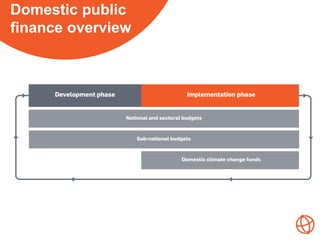 Domestic public
finance overview
 