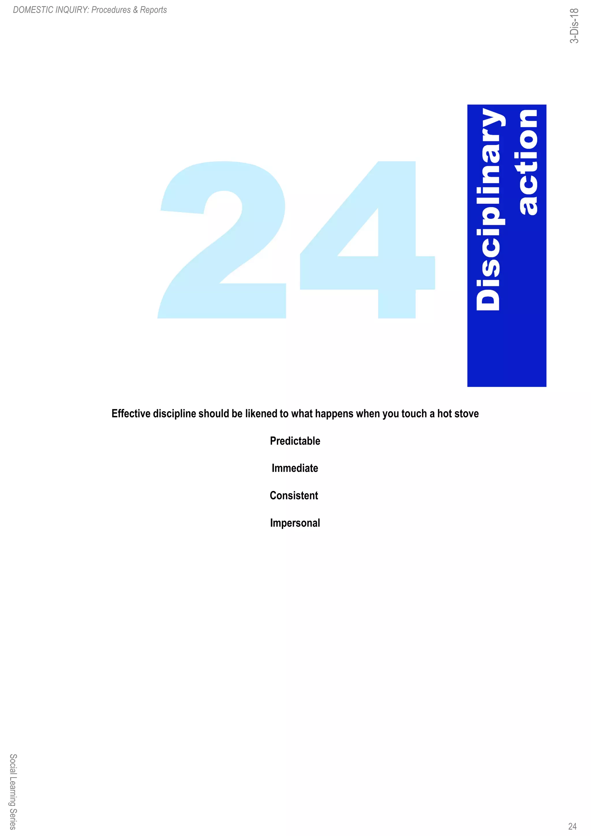 Domestic inquiry procedures & reports 5 dec-18 | PDF