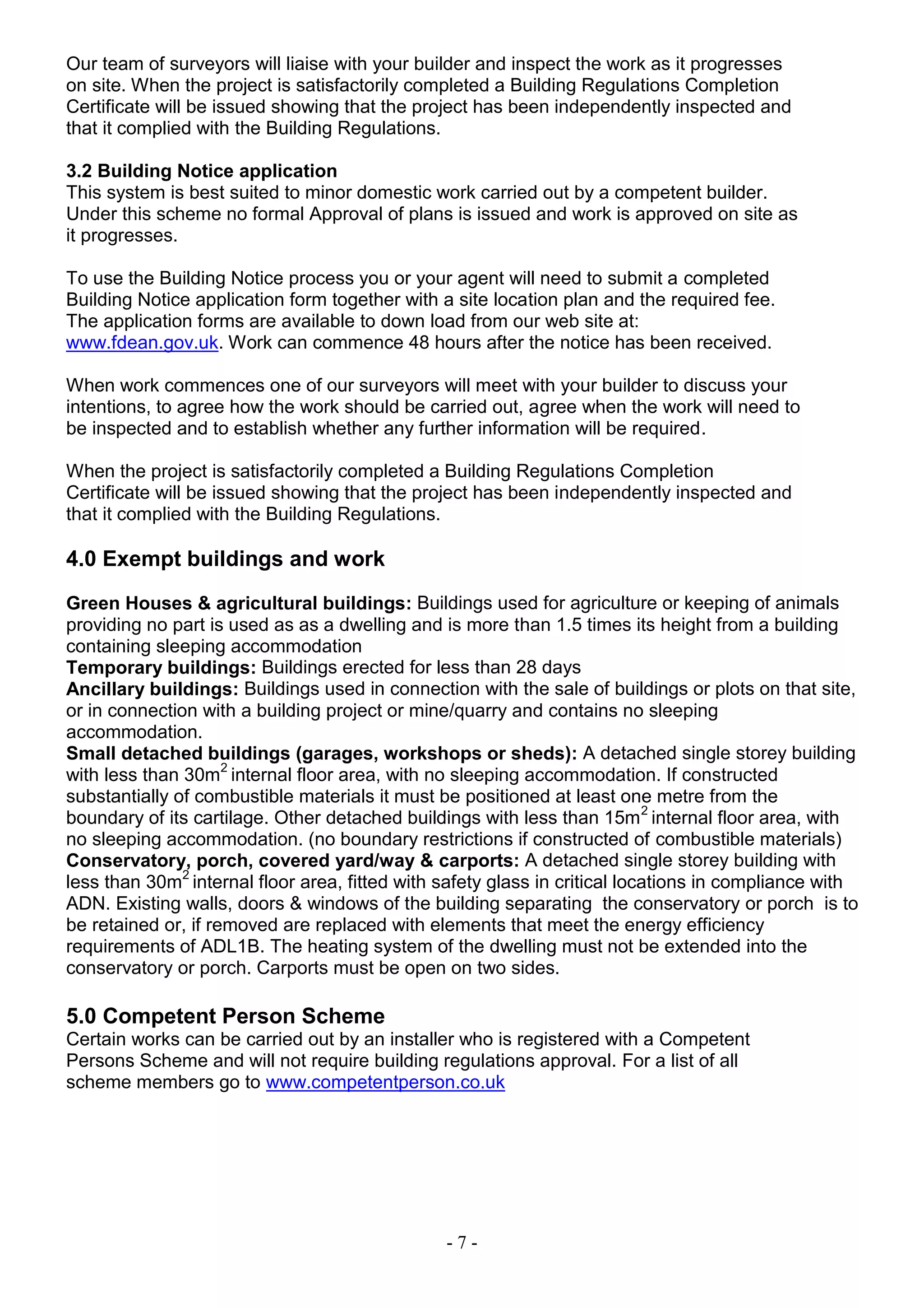 Building Control Guidance For Domestic loft conversion | PDF