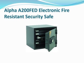 Alpha Safe Domestic safes | PPTX