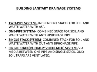How Does A Single Stack System Work Domestic sewage | PPT