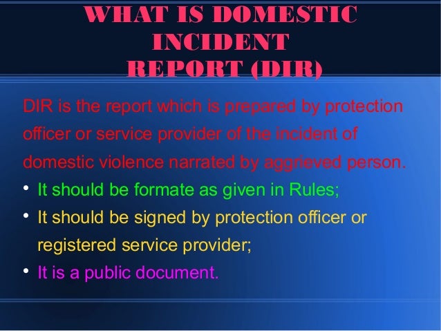 Domestic Violence