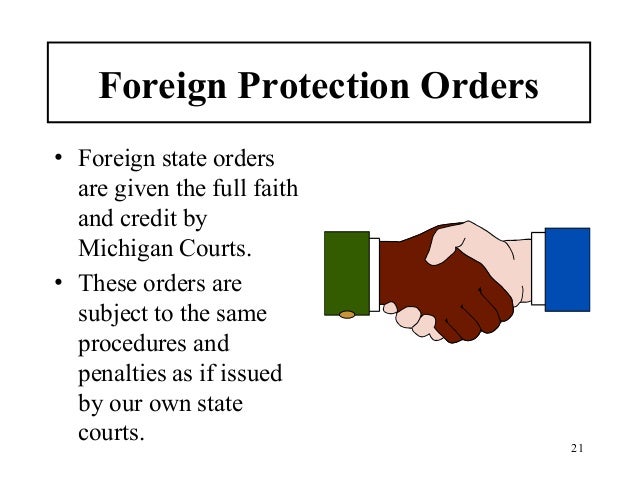 Michigan Law Domestic Violence PPO