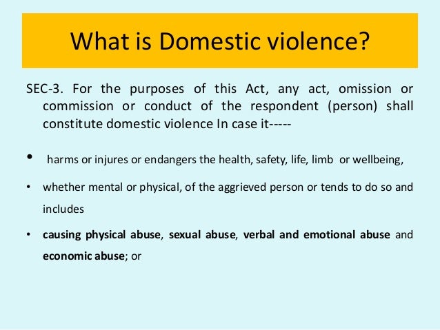 the domestic violence act 2005 the domestic violence act 2005