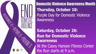 Domestic Violence Awareness