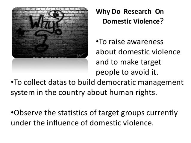 Domestic violence research paper