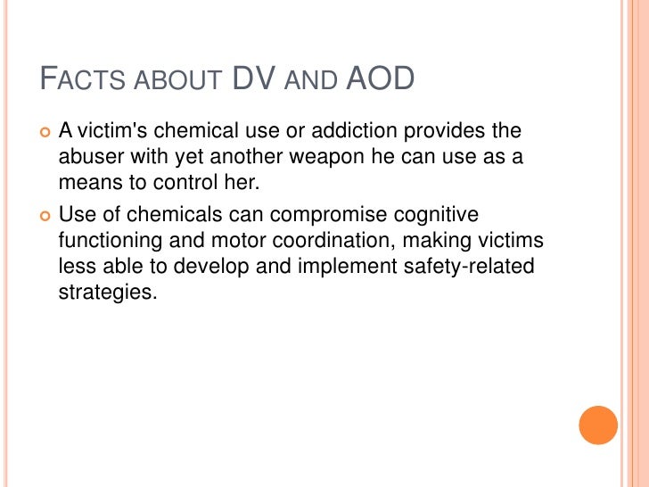 domestic violence and substance abuse pdf