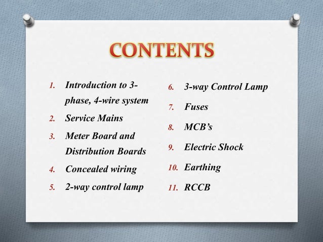Domestic wiring | PPTX