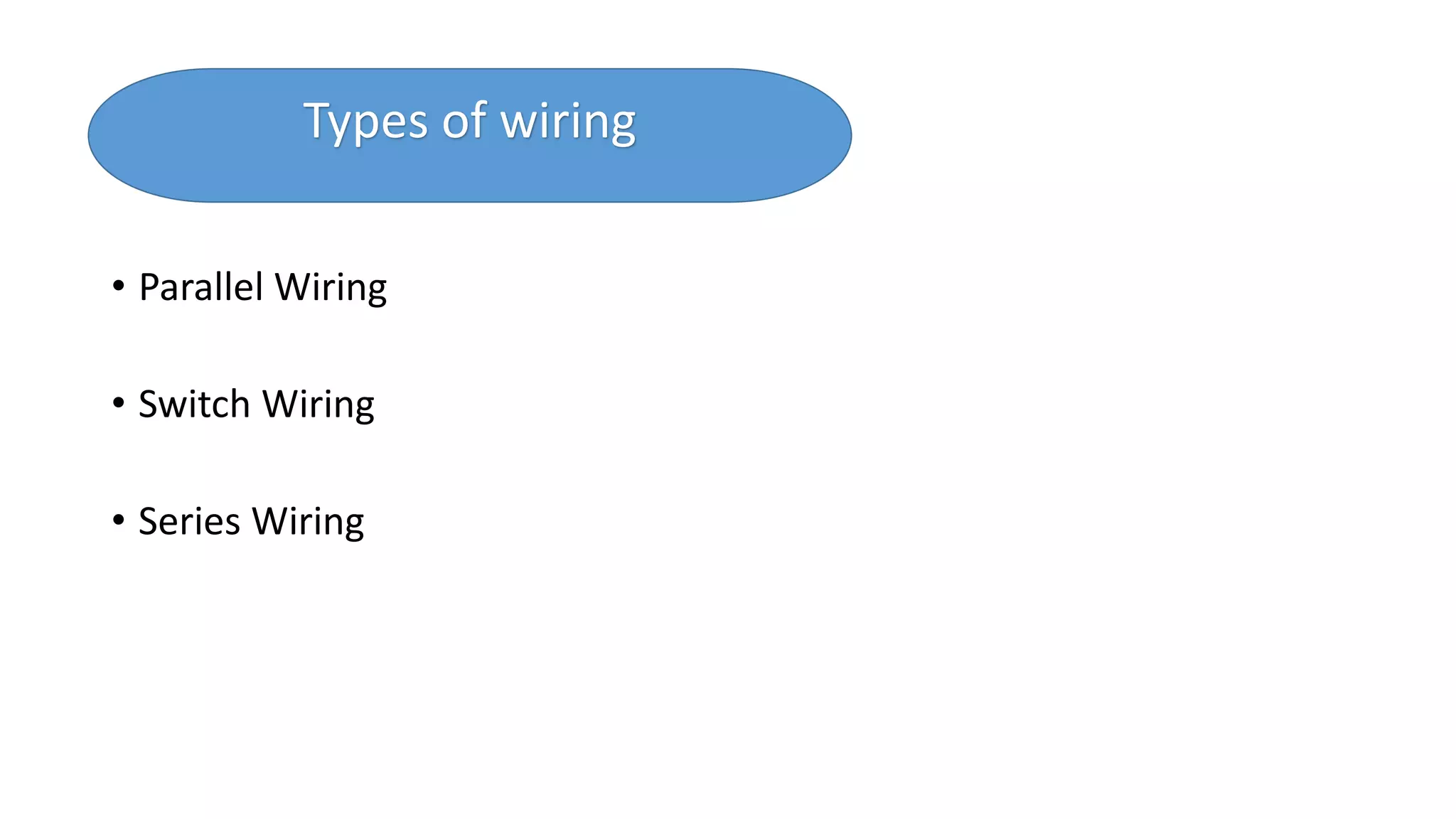 Domestic wiring ppt | PPTX