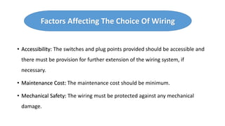 Domestic wiring ppt | PPTX
