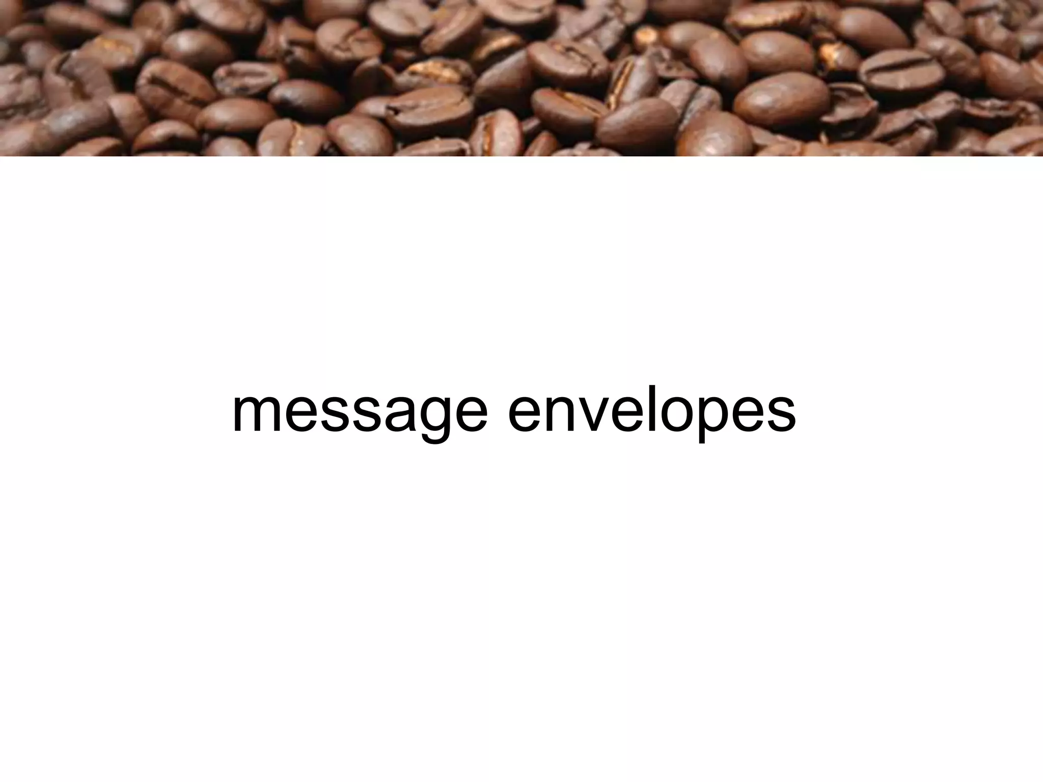 message envelopes