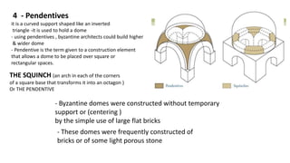 Squinch System Domical system | PPTX