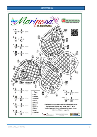 AUTOR:MAR LARA MARTÍN 13
DOMIFRACCIÓN
 