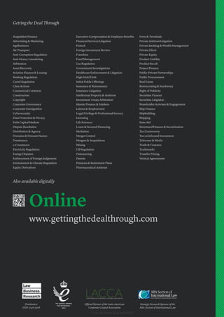 Acquisition Finance
Advertising  Marketing
Agribusiness
Air Transport
Anti-Corruption Regulation
Anti-Money Laundering
Arbitration
Asset Recovery
Aviation Finance  Leasing
Banking Regulation
Cartel Regulation
Class Actions
Commercial Contracts
Construction
Copyright
Corporate Governance
Corporate Immigration
Cybersecurity
Data Protection  Privacy
Debt Capital Markets
Dispute Resolution
Distribution  Agency
Domains  Domain Names
Dominance
e-Commerce
Electricity Regulation
Energy Disputes
Enforcement of Foreign Judgments
Environment  Climate Regulation
Equity Derivatives
Executive Compensation  Employee Benefits
Financial Services Litigation
Fintech
Foreign Investment Review
Franchise
Fund Management
Gas Regulation
Government Investigations
Healthcare Enforcement  Litigation
High-Yield Debt
Initial Public Offerings
Insurance  Reinsurance
Insurance Litigation
Intellectual Property  Antitrust
Investment Treaty Arbitration
Islamic Finance  Markets
Labour  Employment
Legal Privilege  Professional Secrecy
Licensing
Life Sciences
Loans  Secured Financing
Mediation
Merger Control
Mergers  Acquisitions
Mining
Oil Regulation
Outsourcing
Patents
Pensions  Retirement Plans
Pharmaceutical Antitrust
Ports  Terminals
Private Antitrust Litigation
Private Banking  Wealth Management
Private Client
Private Equity
Product Liability
Product Recall
Project Finance
Public-Private Partnerships
Public Procurement
Real Estate
Restructuring  Insolvency
Right of Publicity
Securities Finance
Securities Litigation
Shareholder Activism  Engagement
Ship Finance
Shipbuilding
Shipping
State Aid
Structured Finance  Securitisation
Tax Controversy
Tax on Inbound Investment
Telecoms  Media
Trade  Customs
Trademarks
Transfer Pricing
Vertical Agreements
Also available digitally
Strategic Research Sponsor of the
ABA Section of International Law
Official Partner of the Latin American
Corporate Counsel Association
Dominance
ISSN 1746-5508
Getting the Deal Through
Online
www.gettingthedealthrough.com
© Law Business Research 2017
 