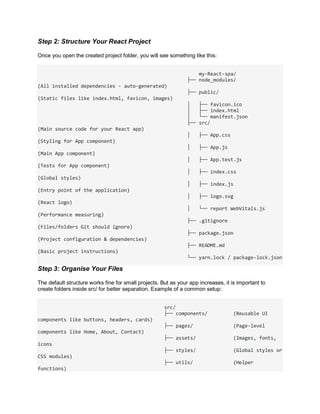 Dominance of React Single Page Application | PDF